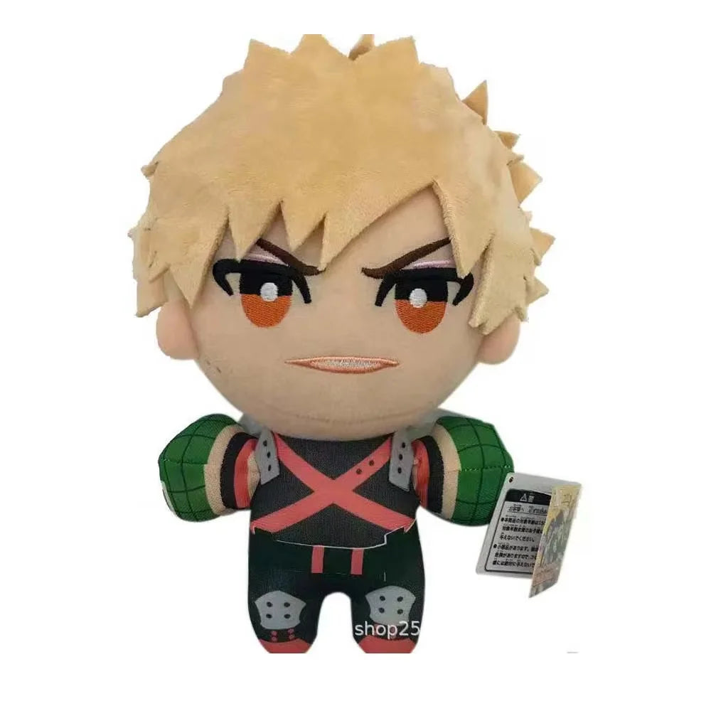 Anime 12-25cm My Hero Academia Plush Toys Cartoon Izuku Midoriya Katsuki Bakugou Shouto Todoroki Stuffed Dolls Kids Gifts
