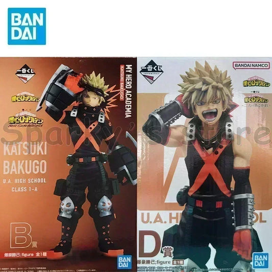 Bandai Original Ichiban KUJI MY HERO ACADEMIA Anime Figure Katsuki Bakugo Action Figure Toys For Boys Girls Kids Gifts Model