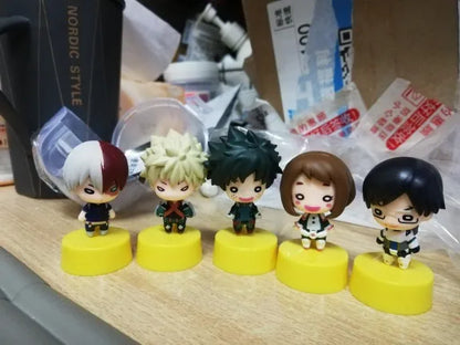 Action My Hero Academia Gashapon 5.5cm Midoriya Izuku Uraraka Ochako Iida Tenya Todoroki Shouto Bakugou Katsuki Model Toys Gifts